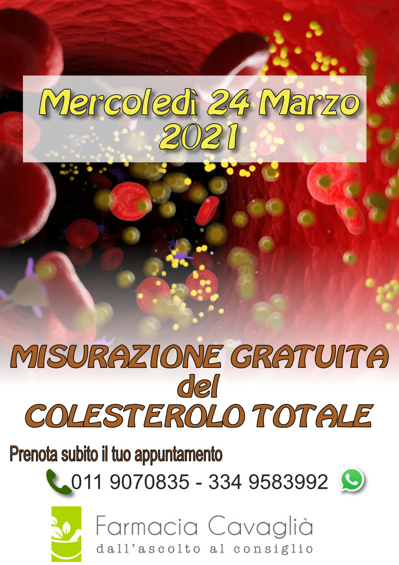 colesterolo totale 24 03 2021