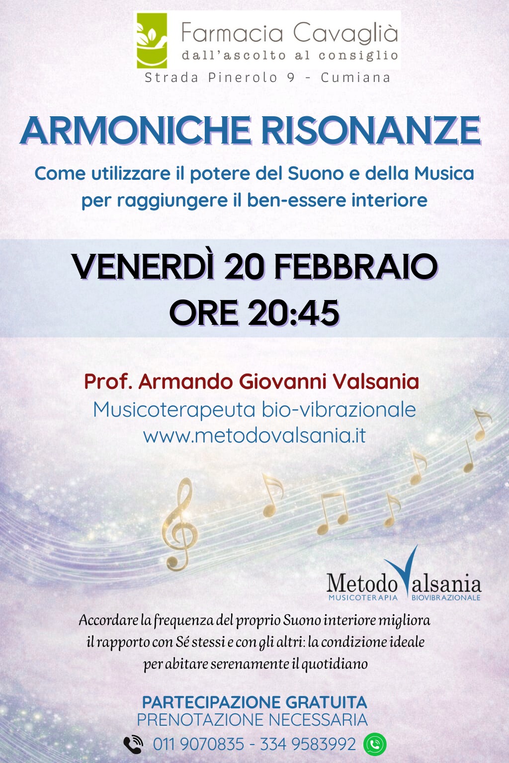 Armoniche risonanze 20 02 26