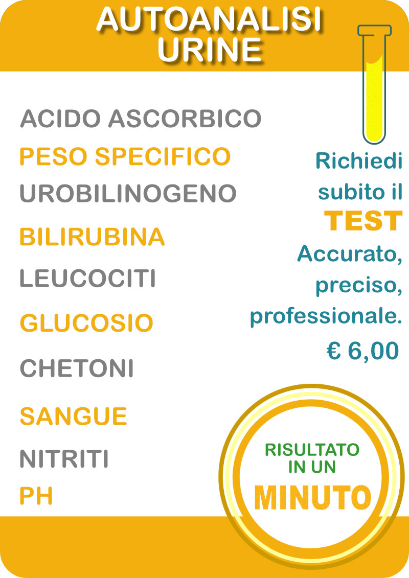 listino analisi URINE 800